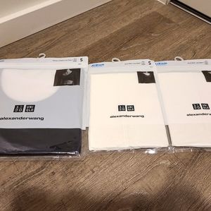 Uniqlo x Alexander Wang Airism tops x 3